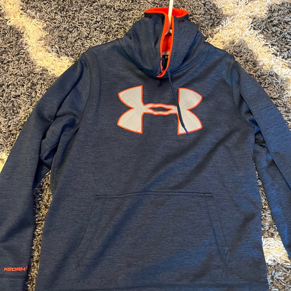 Navy Blue under armour hoodie